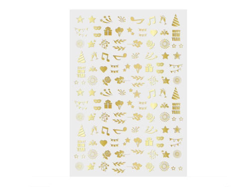 Naklejki na paznokcie Happy New Year