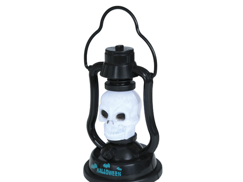 Lampion Czaszka na Halloween - 15 cm - 1 szt.
