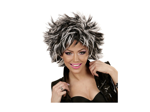 Czarno-biała peruka Steamy