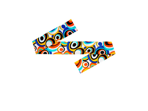 Opaska na głowę hipisowa Groovy Bubbles lata 70