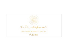 Naklejki personalizowane na pudełka na ciasto - 8 szt.