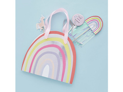 Torebki prezentowe Tęcza - 19cm x 22cm -  5szt.