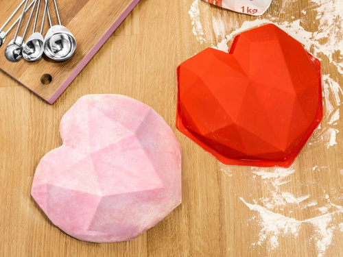 Foremka do pieczenia ciasta Serce 3D - 1 szt.