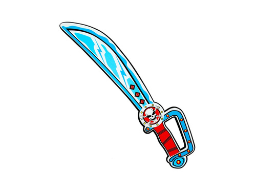 Piracka szabla z pianki - 42 cm