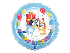 Balon foliowy Bluey i Bingo - 43 cm - 1 szt.