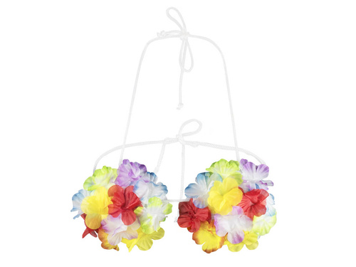 Zestaw - komplet hawajski kolorowy - 4 częściowy