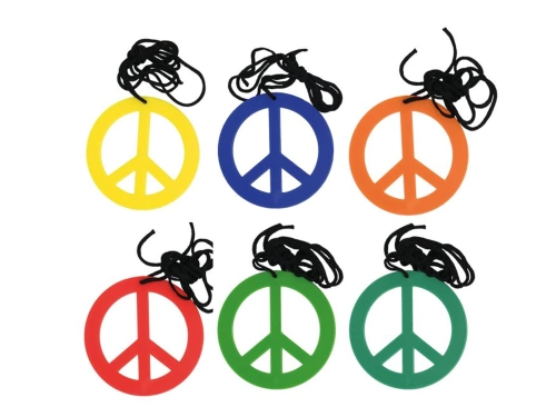 Naszyjnik Hipisa - mix kolorów