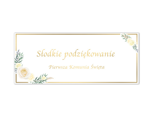 Naklejki na pudełka na ciasto - 8 szt.