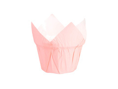 Papilotki do babeczek różowe - 20 szt.