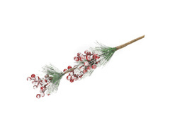 Dekoracja gałązka świąteczna - 61 cm - 1 szt.