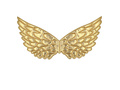Skrzydła anioła złote - 23 x 45 cm - 1 szt.