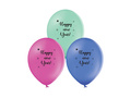 Balony lateksowe Happy New Year - 6 szt