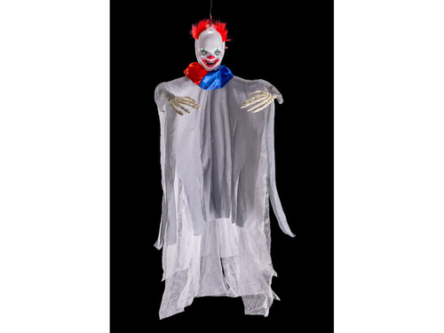 Dekoracja wisząca Klaun - 60 cm - 1 szt.