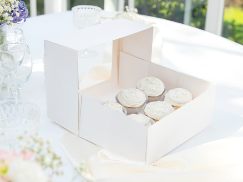 Ozdobne pudełka na babeczki 6 szt. - 2 szt.