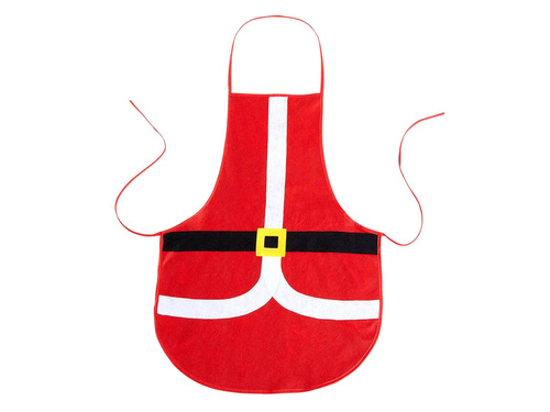 Kostium Fartuszek Św. Mikołaj na Boże Narodzenie - 1 szt.