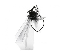 Opaska Kapelusz z woalką - 1 szt.