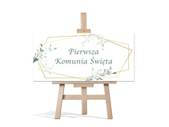 Plakat komunijny - I Komunia Święta - 70x33 cm