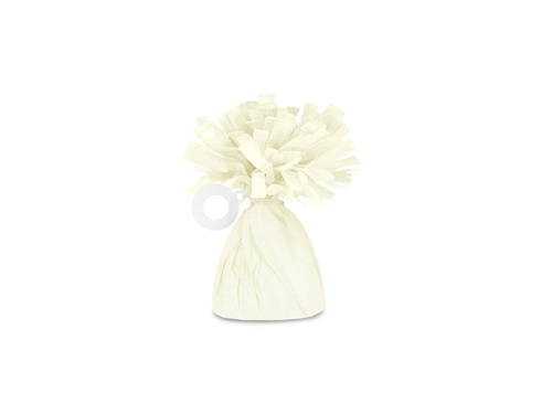 Obciążnik papierowy do balonów napełnionych helem - ecru - 140 g.