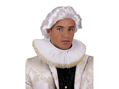 Biały żabot - 1 szt.