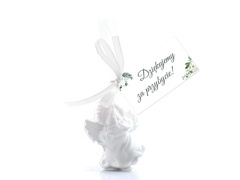 Aniołki gipsowe z podziękowaniem - 1 szt.