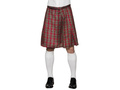 Szkocki kilt czerwony