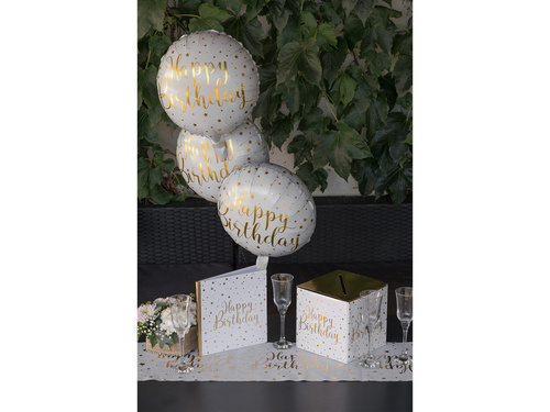 Pudełko na koperty z życzeniami, prezentami Happy Birthday - 1 szt.