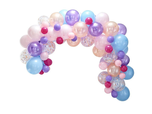 Zestaw balonów pastelowych do girlandy balonowej - 80 szt.