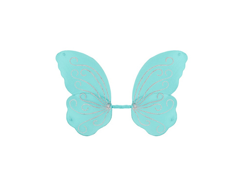 Turkusowe skrzydła motyla 85×50 cm