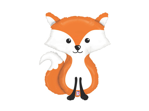 Balon foliowy Lisek - 91 cm - 1 szt.