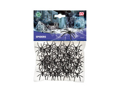 Dekoracja Pająki na Halloween - 50 szt.