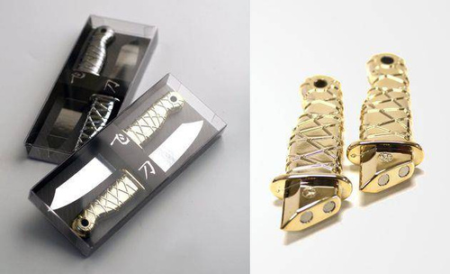 Magnesy ninja złote