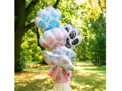 Balon foliowy Psia Łapka - 49 x 50 cm - 3 szt.
