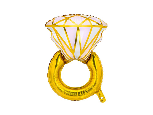 Balon foliowy Pierścionek - 60 x 95 cm - 1 szt.