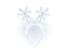 Opaska na głowę śnieżynka