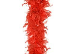 Boa - czerwone - 180 cm.