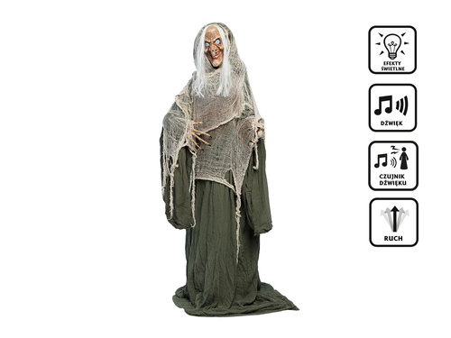 Dekoracja stojąca Straszna wiedźma - 153 cm - 1 szt.