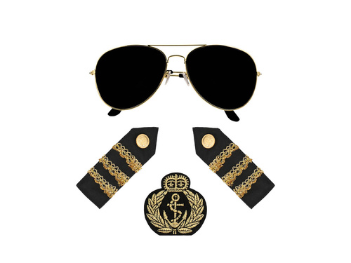 Zestaw kapitana statku - 3 szt.