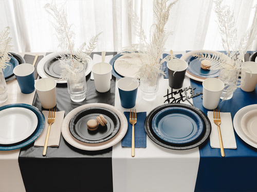 Kubeczki papierowe beżowe - 250 ml - 6 szt.