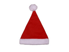 Czapka Mikołaja z pomponem - 1 szt.