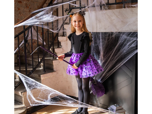 Spódniczka tutu na Halloween fioletowa z lampkami LED - 1 szt.