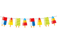 Girlanda Lody na patyku - 10 m