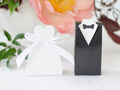 Pudełeczka dla gości weselnych - frak - 10 szt.
