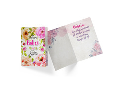 Kartka z życzeniami na Dzień Babci - 1 szt.