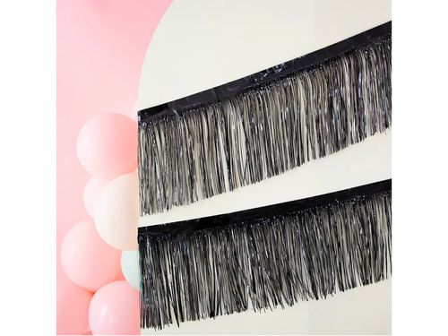 Kurtyna - zasłona czarna- 30 cm x 300 cm