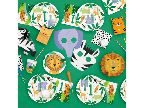 Talerzyki z zestawu Safari - 22 cm - 8 szt.