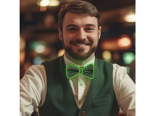 Mucha LED zielona - 1 szt.