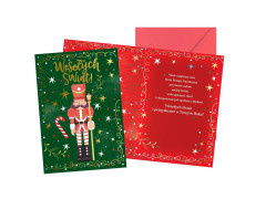 Kartka świąteczna - 11.7 x 16.6 cm - 1 szt.