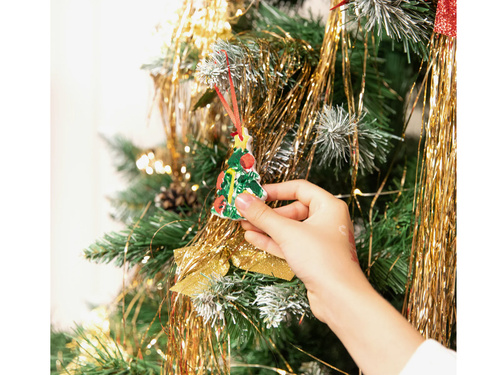 Bombka gipsowa Choinka do malowania DIY