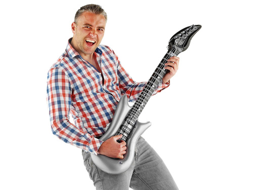 Dmuchaniec Gitara elektryczna - 100 cm - 1 szt.