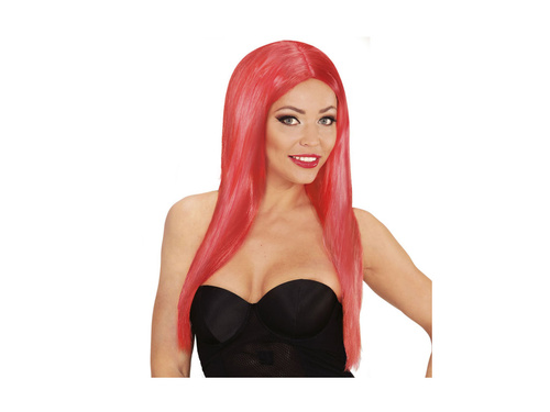 Czerwona peruka Glamour